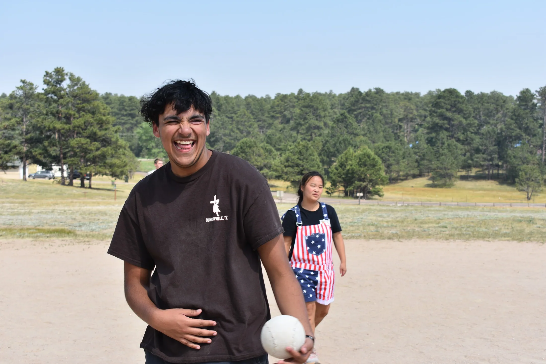Campers spending time together at Rocky Mountain Honors Camp